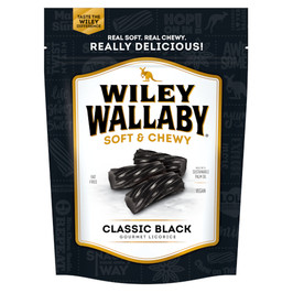 Wiley Wallaby Black Liquorice, 10 Ounce, 10 Per Case