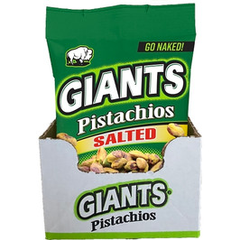 Giant Snack Inc Giants Pistachio Naked Roasted & Salted, 3 Ounce, 10 Per Case