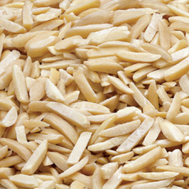 Azar Blanched Slivered Raw Almonds, 2 Pounds, 3 Per Case