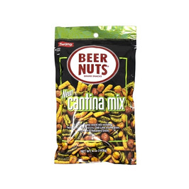 Beer Nuts Cantina Mix With Twang Value Pack, 4 Ounces, 12 Per Case