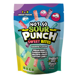 Sour Punch Sweet Bites, 9 Ounce, 6 Per Case