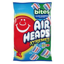 Airheads Xtreme Bites Bluest Raspberry, 6 Ounce, 12 Per Case