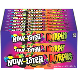 Now and Later Morphs Candy, 24 Per Box, 12 Per Case