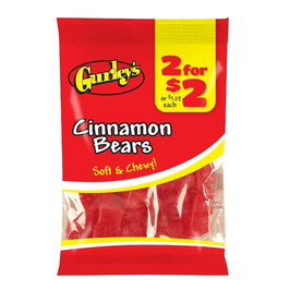 2 For $2 Cinnamon Bears Gummy Bears, 4 Ounce, 12 Per Case