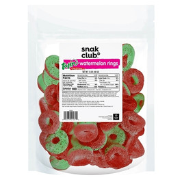 Snak Club Tajin Watermelon Gummy Rings, 48 Ounce, 2 Per Case