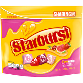 Starburst Fave Reds Stand Up Pouch, 15.6 Ounces, 6 Per Case