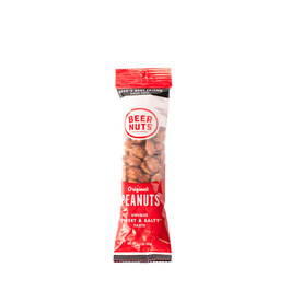 Beer Nuts Original Peanut Snack Tube, 1.5 Ounce, 48 per case