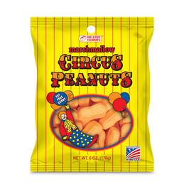 Melster Circus Peanuts Peg Bag, 6 Ounce, 12 Per Case