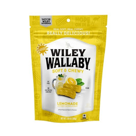 Wiley Wallaby Original Fruits & Lemonade Licorice Shipper, 48 Count, 1 Per Case