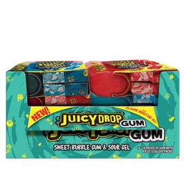 Juicy Drop Gum Gummy Candy, 2.5 Ounce, 16 Per Box, 12 Per Case