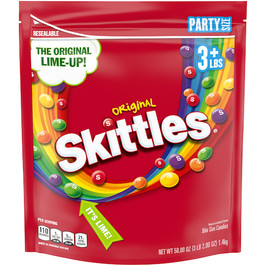 Skittles Original Bite Size Candy, 50 Ounces, 6 Per Case
