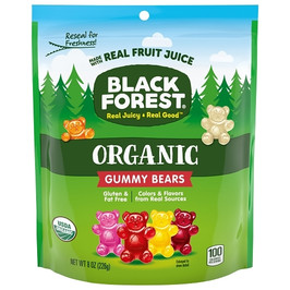 Black Forest Gummy Bears Candy,  8 Ounce, 6 Per Case