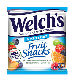 Welch s Mixed Fruit Snack, 0.5 Ounces, 250 Per Case