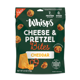 Whisps Cheddar Cheese & Pretzel Bites, 2.5 Ounces, 6 Per Case