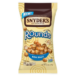 Snyder s Of Hanover Pretzel Sea Salt Rounds, 3.5 Ounces, 8 Per Case