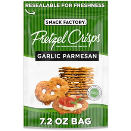 Pretzel Crisps Garlic Parmesan, 7.2 Ounce, 12 Per Case