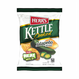 Herr s Jalapeno Kettle Chips, 1.125 Ounce, 60 Per Case