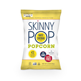 Skinnypop Popcorn Ultra Lite White Cheddar, 4.4 Ounce, 12 Per Case