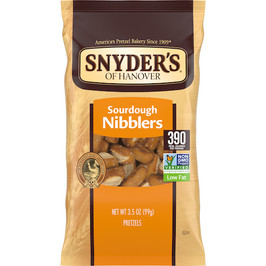 Snyder s Of Hanover Kosher, Regular, Nibbler Pretzel, 3.5 Ounce, 8 Per Case