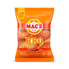 Mac s Bbq Pork Skins, 1 Ounce, 48 Per Case
