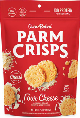 Parm Crisps Four Cheese, 1.75 Ounce, 12 Per Case