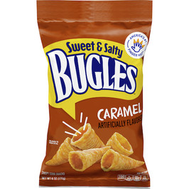 Bugle s Caramel Flavor, 6 Ounces, 12 Per Case