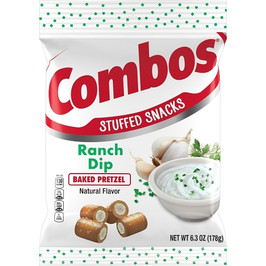 Combos Ranch Dip Pretzel Per Bag, 6.3 Ounce, 12 Per Case