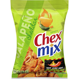 Chex Mix Jalapeno Cheddar Bulk Snack Mix, 3.75 Ounces, 8 Per Case