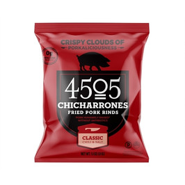 4505 Meats Classic Chili and Salt Chicharrons, 1.1 Ounce, 12 per case