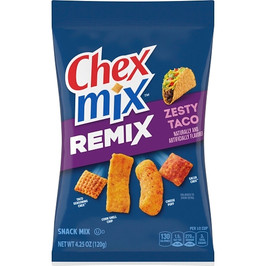 Chex Mix Remix Zesty Taco Snack Mix, 4.25 Ounce, 8 Per Case
