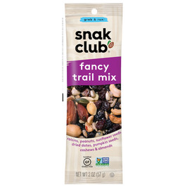 Snak Club Grab & Go Fancy Trail Mix, 0.13 Pounds, 12 Per Box, 12 Per Case