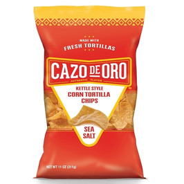 Cazo De Oro Box Of Original Tortilla Chips, 11 Ounce, 9 Per Case