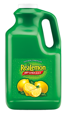 Realemon Lemon Juice, 128 Fluid Ounces, 4 Per Case