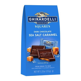 Ghirardelli Dark Chocolate & Sea Salt Caramel Square, 5.32 Ounce, 6 Per Case