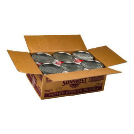 Sunsweet Grower Pitted Prunes In Water, 10 Pound, 6 Per Case