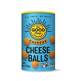 The Good Crisp Company Cheddar Flavored Cheese Balls Case, 2.75 Ounce, 9 Per Case