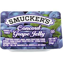 Smucker s Concord Grape Jelly, 0.5 Ounces, 200 Per Case