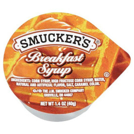 Smucker s Breakfast Syrup Cup Single Serve, 1.4 Ounce, 100 Per Case