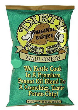 Dirty Potato Chips Maui Onion Potato Chips, 2 Ounce, 25 Per Case