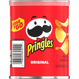 Pringles Grab & Go Original Potato Crisp, 1.3 Ounce, 12 Per Case