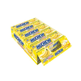 Hi Chew Banana Chewy Candy, 1.76 Ounce, 15 Per Box