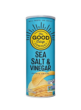 The Good Crisp Company Sea Salt & Vinegar Flavored Crisps, 5.6 Ounce, 8 Per Case