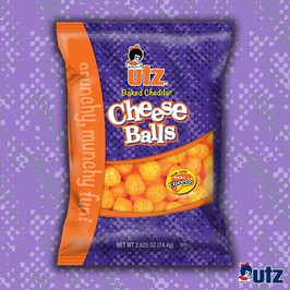 Utz Cheese Balls, 2.63 Ounces, 5 Per Case