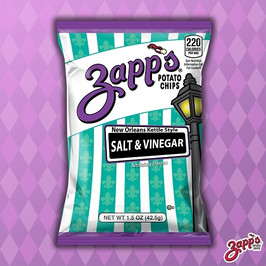 Zapp s Potato Chips Salt & Vinegar, 1.5 Ounces, 60 Per Case