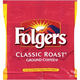 Folgers Caffeine Regular Coffee In-Room, 200 Count, 200 Per Case