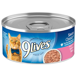 9 Lives Meaty Pate Seafood Platter Cat Food Singles, 5.5 Ounces, 24 Per Case