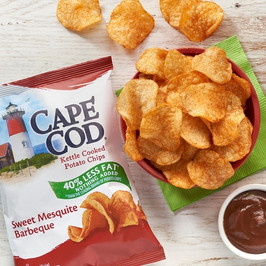 Cape Cod Mesquite Bbq Kettle Chips, 1.37 Ounces, 56 Per Case