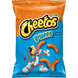 Cheetos Jumbo Puffs Cheese Flavored Snack, 2.125 Ounce, 24 Per Case
