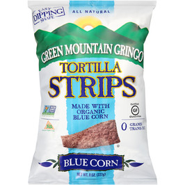 Green Mountain Tortilla Chips Organic Blue, 0.5 Pounds, 12 Per Case
