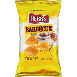 Herr Brands Barbecue Potato Chip, 7 Ounce, 12 Per Case